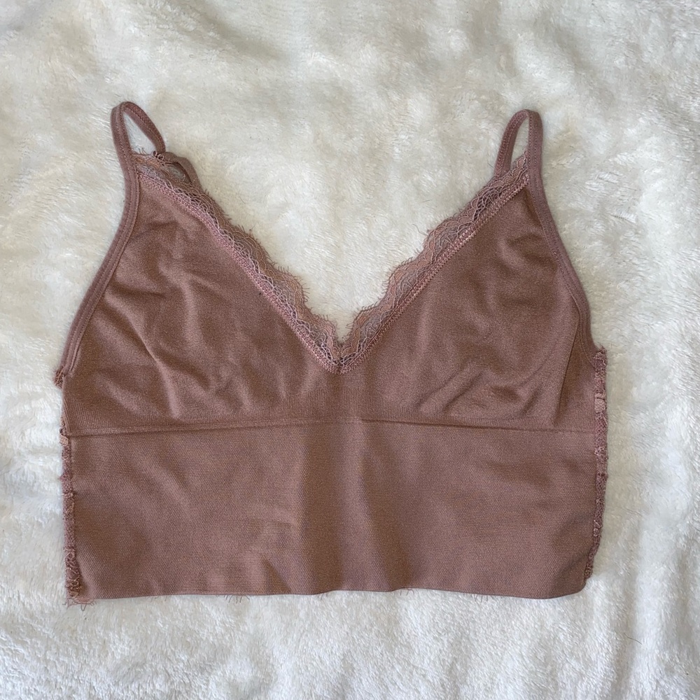 Lace Back Crop Top